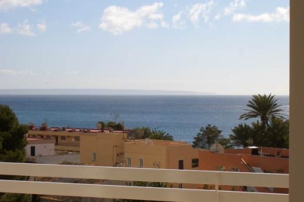 view of the sea from a balcony